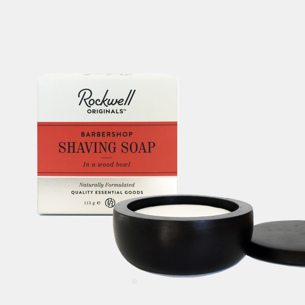 Shave Soap with wooden bowl