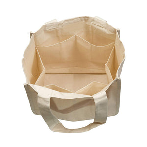 Organic Cotton 6 Pocket Tote Bag Ecovana Retail Inc