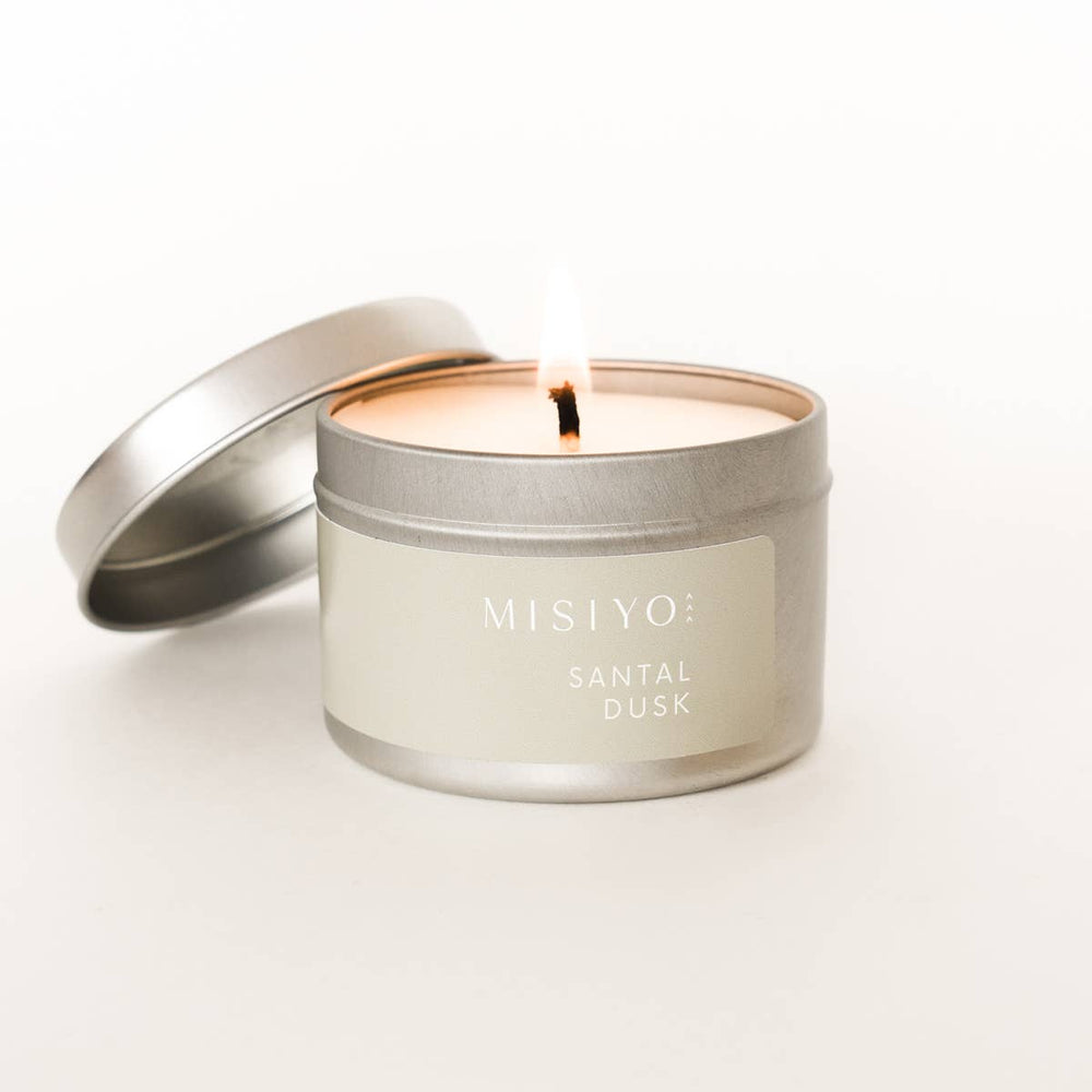 Santal Dusk | Beeswax Blend Candle Tin: 4oz