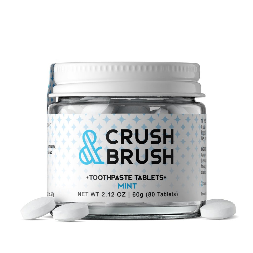 Nelson Naturals - Crush & Brush Toothpaste Tablets, 60g 80 Counts