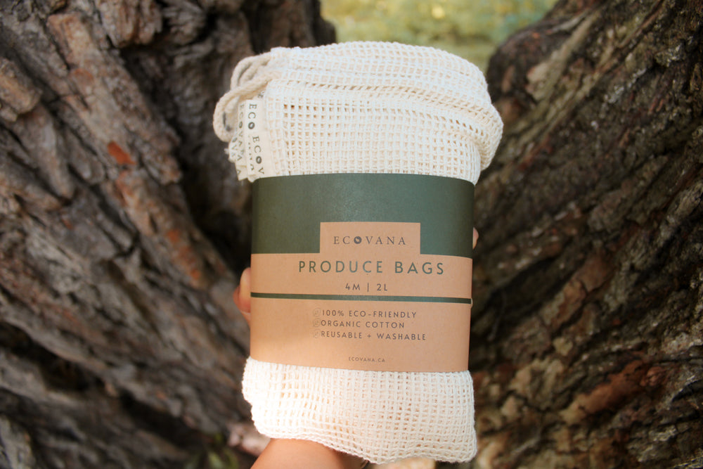 Reusable Organic Cotton Produce Bags