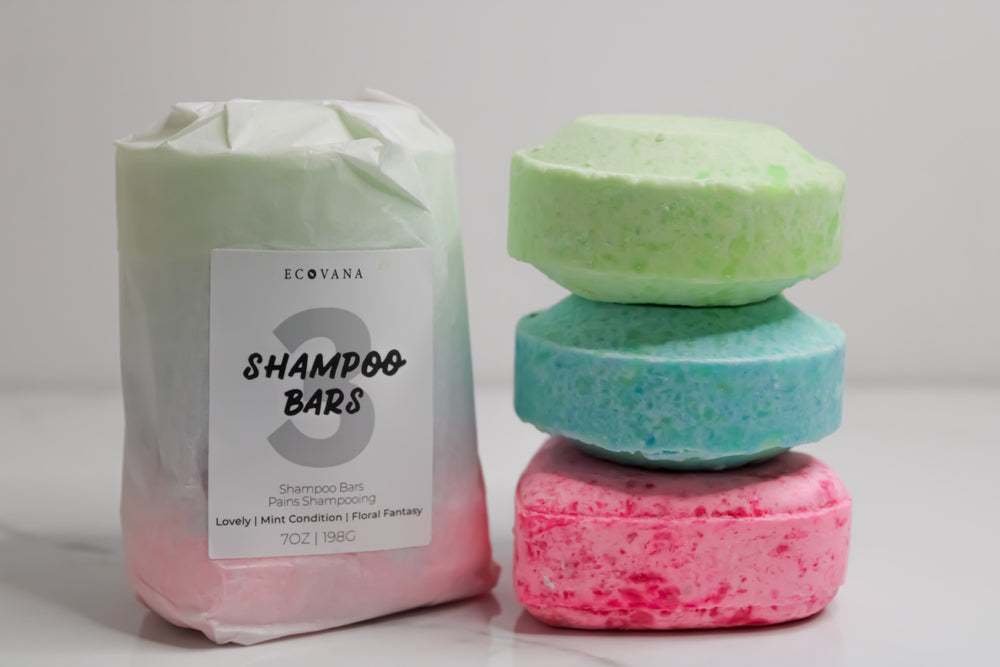 3 Solid Shampoo Bars